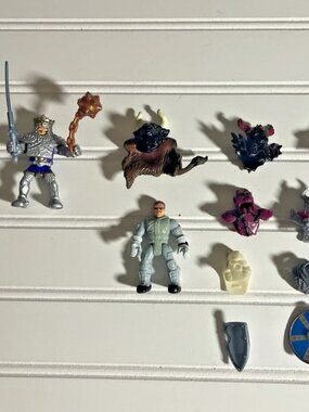 Fisher Price Great Adventures Vintage 1994 SILVER KNIGHT total 16 pieces